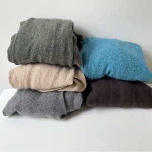 Cashmere Sweaters For Craft Cutter Recycle Repurpose Upcycle Lot of 5
